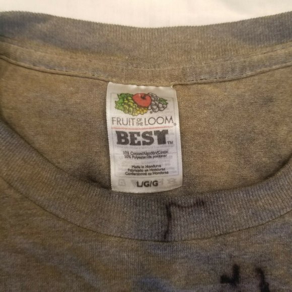 Batman Brown Camo Fruit of the loom T Shirt Sz L - Picture 4 of 10